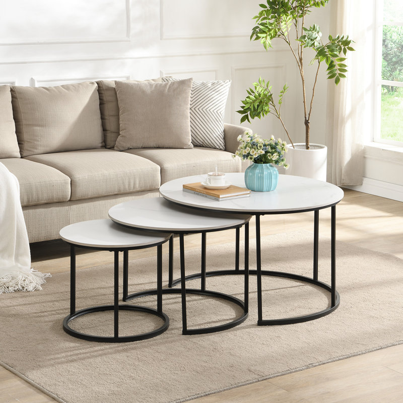 Circa Frame Coffee Table, White