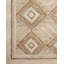 Tapis géométrique en laine touffeté à la main de couleur sable / argile Dezirae-1402517790