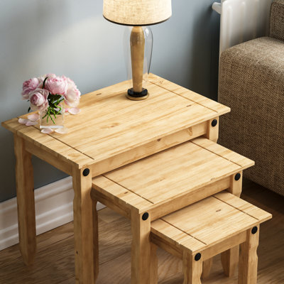Recdo Solid Wood Nesting Tables