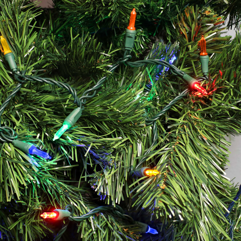  70 LED 23' M6 Smooth Christmas String Lights - Multi, Yellow/Red/Blue