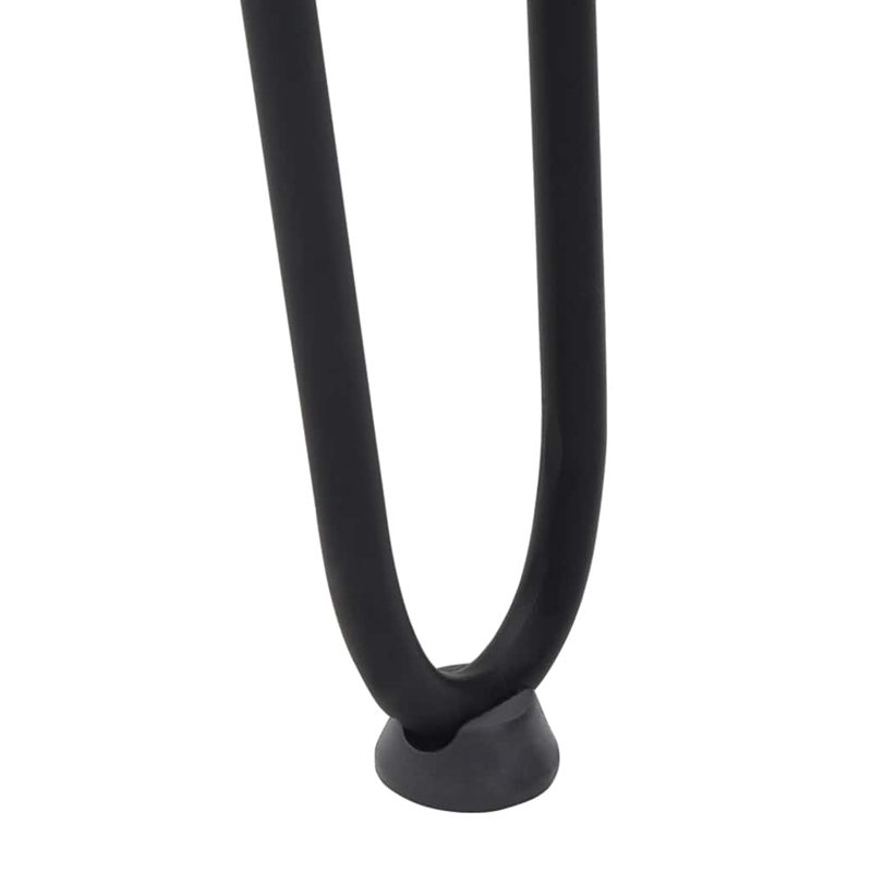Pieds de table en épingle à cheveux 4 pièces, H 16,5 po x l 4,7 po x P 0,63 po