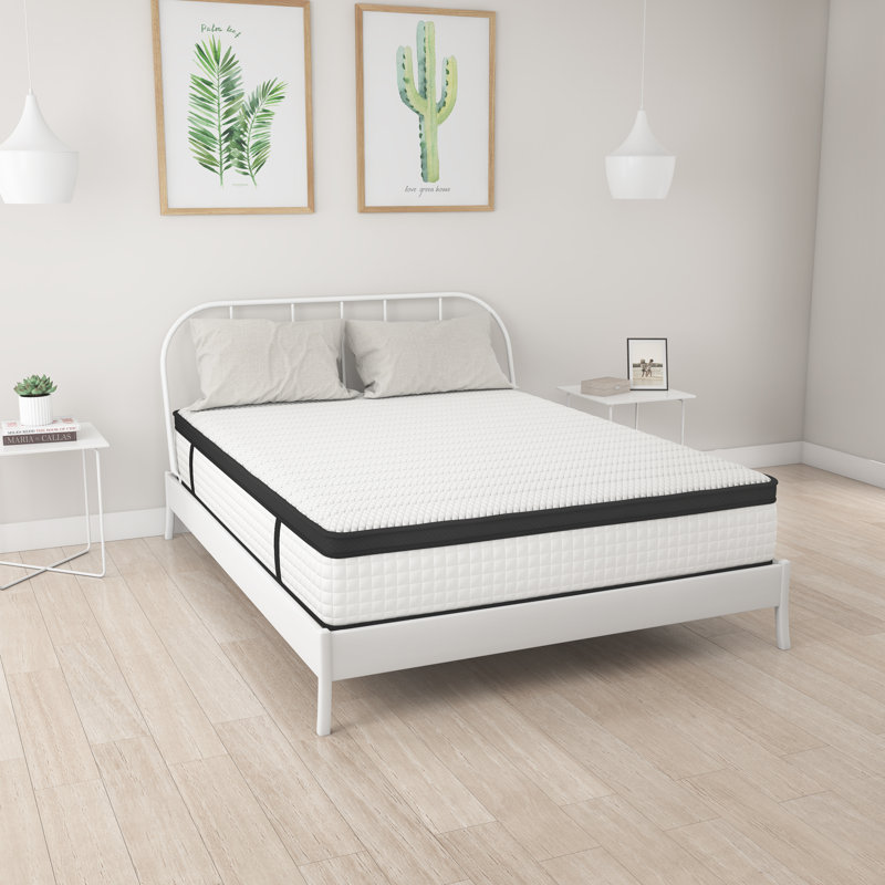 Matelas à ressorts mi-ferme de 12 po Alwyn Home Ambrose, Double TG