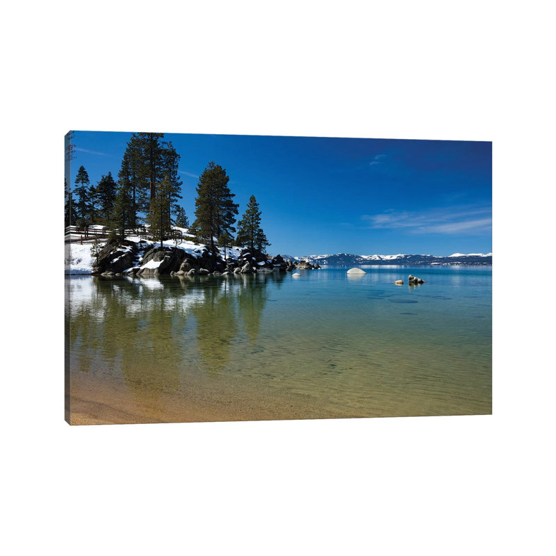 Scenic View Of Lake Tahoe, California, USA by Panoramic Images - Wrapped Canvas Print, 101.6 cm H x 66.04 cm W x 1.91 cm D
