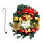 Elegant Christmas Wreath with Mixed Decorations