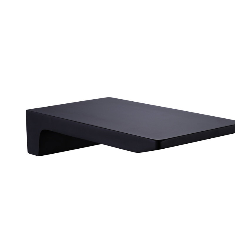 Système de douche équilibré, noir mat, douche de pluie carrée 10 po, carré, balance à 3 fonctions