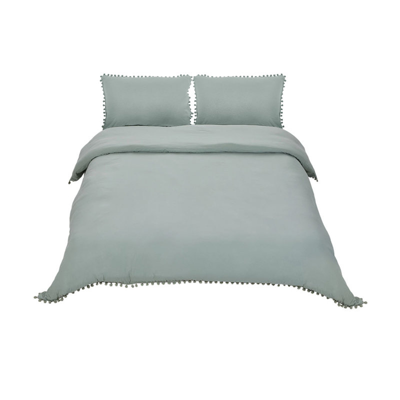 Living and Home Sham with Pillow Shams and Pillowcases, Green