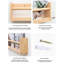 Bibliothèque murale en bois massif | Tablette de rangement mince à couches multiples-358074541