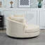 Fauteuil demi-tonneau rembourré avec housse-1830222246