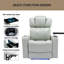 Fauteuil inclinable pivotant en cuir Khymir Vegan-353426871