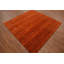 Tapis indien tribal en laine de style Gabbeh 6 x 6