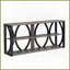 Table basse industrielle noire à 3 niveaux 70,87 pouces - Rangement peu encombrant pour le vestibule et le salon-981237775
