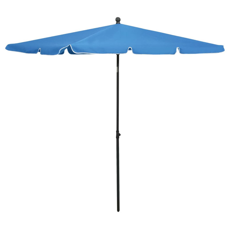 Nantwich 2.1m x 1.4m Traditional Parasol, Azure Blue
