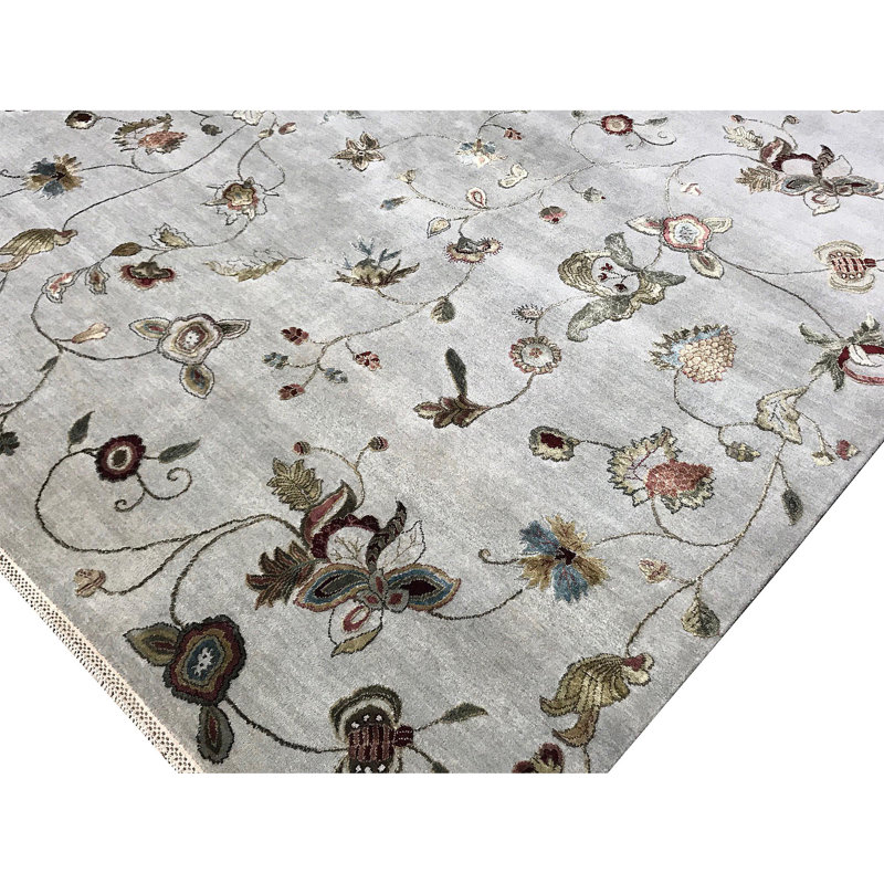 One-of-a-Kind Rectangle 11'11" X 15' Hand Knotted Area Rug
