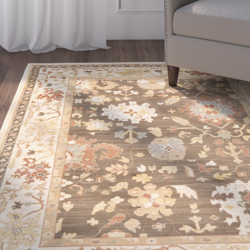 Lacourse Performance Floral Rug, Rectangle 5'3" x 7'6"
