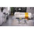 50" Glass And Stainless Steel Coffee Table-111565851