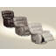 Fauteuil inclinable manuel pivotant en cuir véritable de 40 po Union City-930143797
