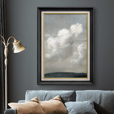 Tempête, nuage, paysage, nature, désert, peinture sur toile