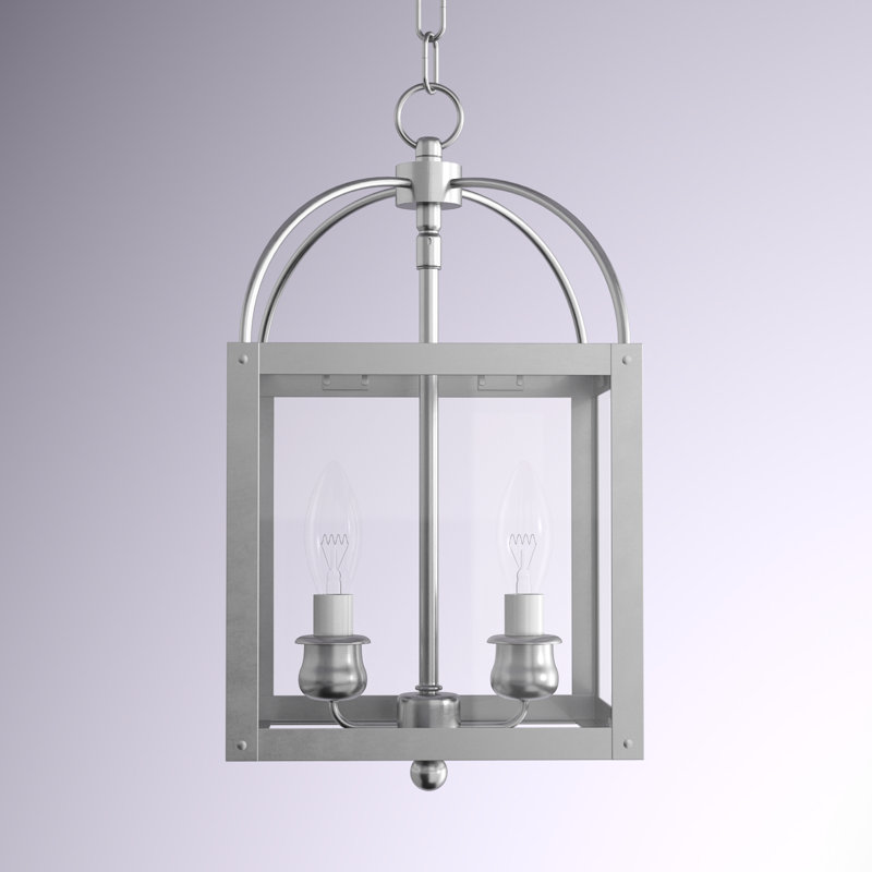 Amores 2 - Light Pendant, Brushed Nickel, Clear