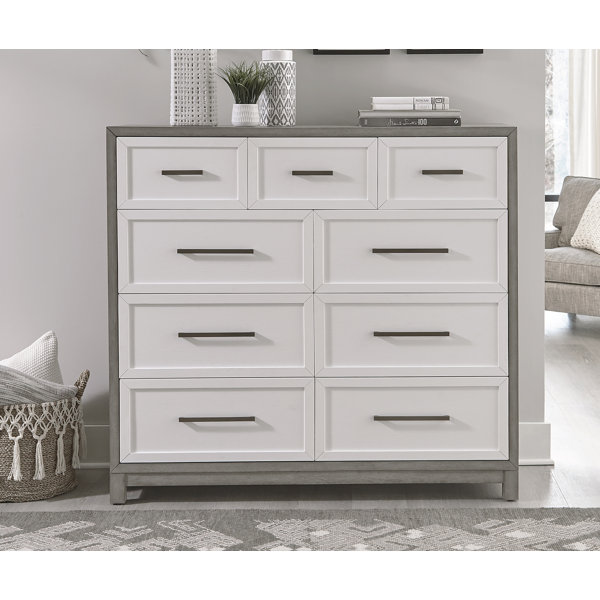 Drawer/Dresser/Storage Cabinet Organizer with 8 Drawers Latitude Run Finish: White