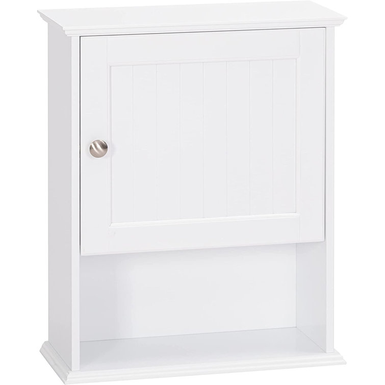 Spirich Bathroom Wall Cabinet with Glass Doors, Small Hanging