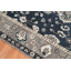 Nuit Arabe Wool Geometric Area Rug in Blue-153436917