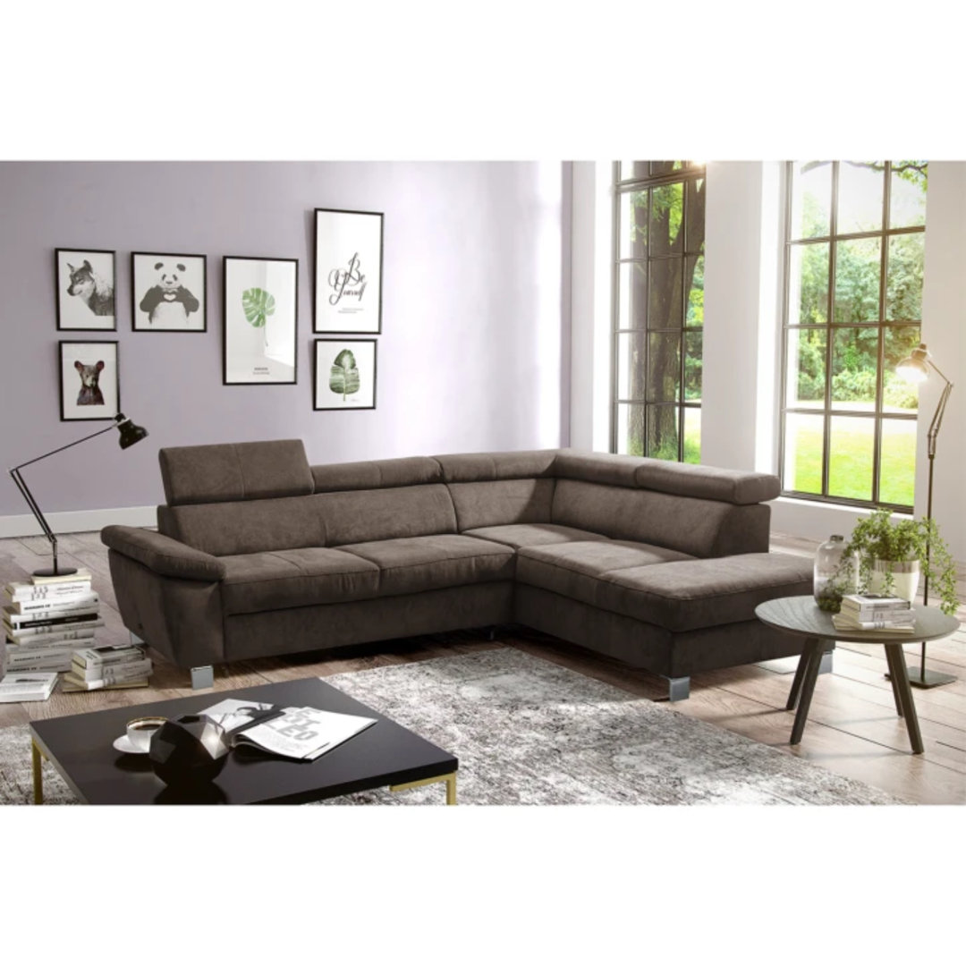 Ecksofa Lucy mit Bettfunktion und Kasten