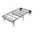 Black Metal Platform Foldable Bed Frame-114228927
