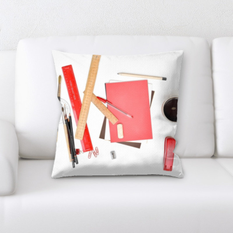 Coussin décoratif de matériau scolaire Johnone