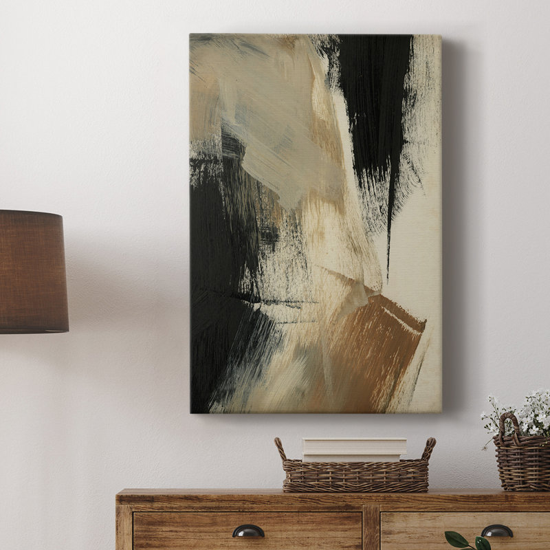 Paintstrokes cuit au four - galerie Cavas sur mesure, H 48 po x l 32 po