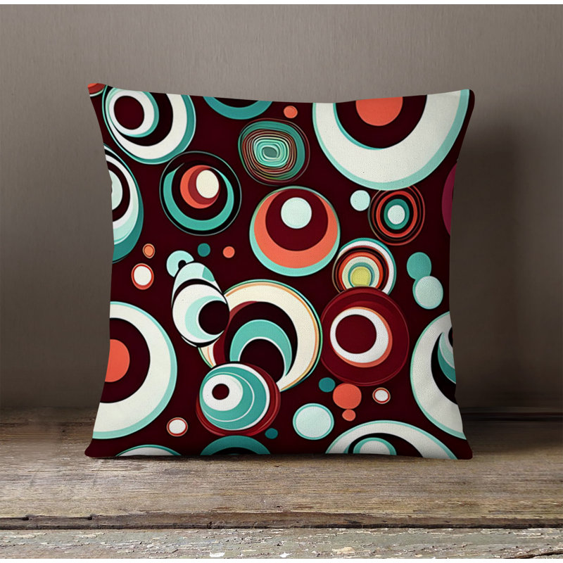 Throw Pillow, 16"H x 16"W, Pillow Cover Only - No Insert