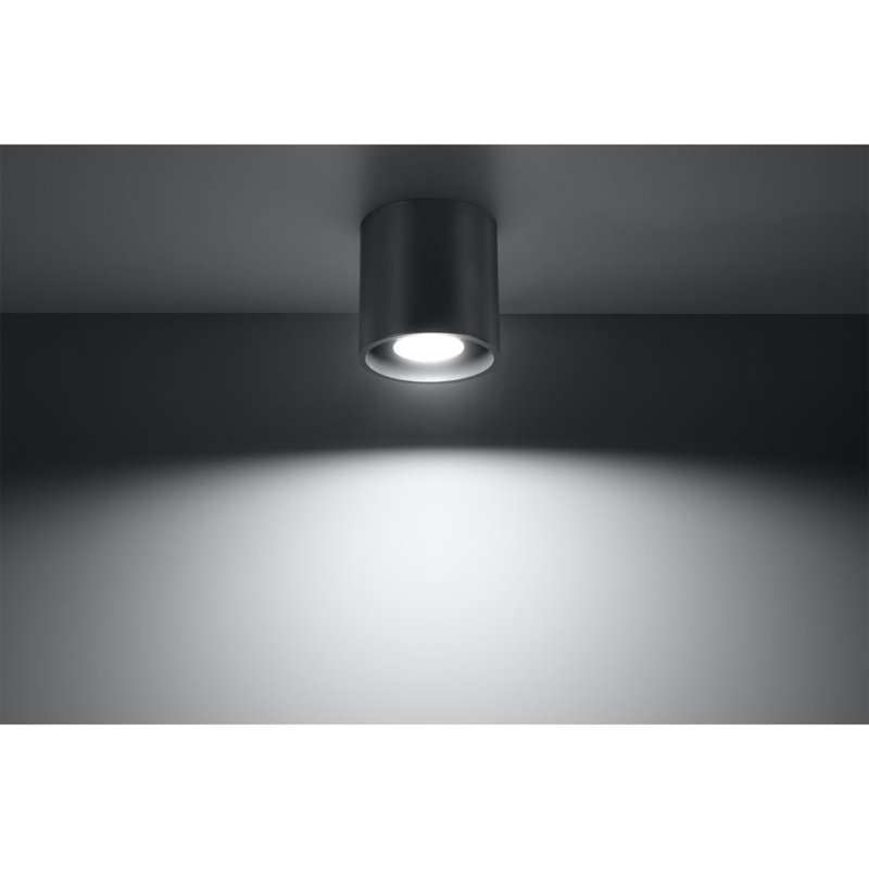 Anzio Flush Mount, Anthracite
