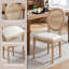 Ensemble de table de salle à manger ronde 31,5 "et 2 chaises à dossier rond-950278596-950278603