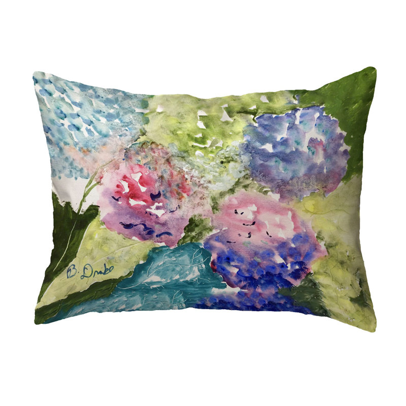 Housse et insert de coussin rectangulaire en polyester pour l'extérieur, H 16 po x l 20 po