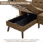 Canapé modulaire rembourré 80 po Mid-Century L 80 po Mid-Century-1042772330