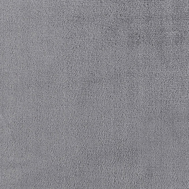 Ultra Soft Gray Fleece European Sham with Zipper Closure