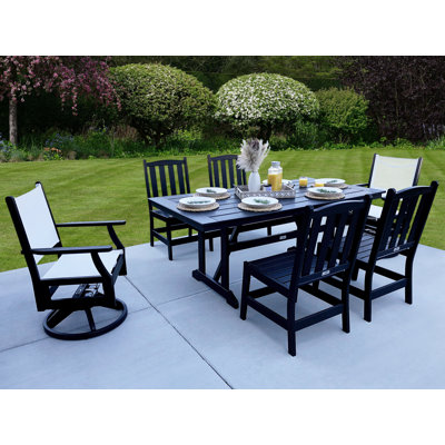 Tuscany 6 - Person Patio Dining Set with Rectangular Table