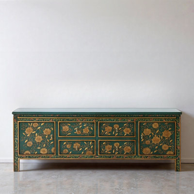 Retro Green TV Cabinet