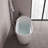 55" Streamline Soaking Glossy White Freestanding Tub With Internal Drain-108964775