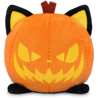Chat en peluche Jack-O-Lantern 4 po Glow In The Dark