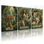 «Wild Leopard Nature Goddess Harmony», reproduction d'art sur toile tendue sur toile, ensemble de 3-138112779