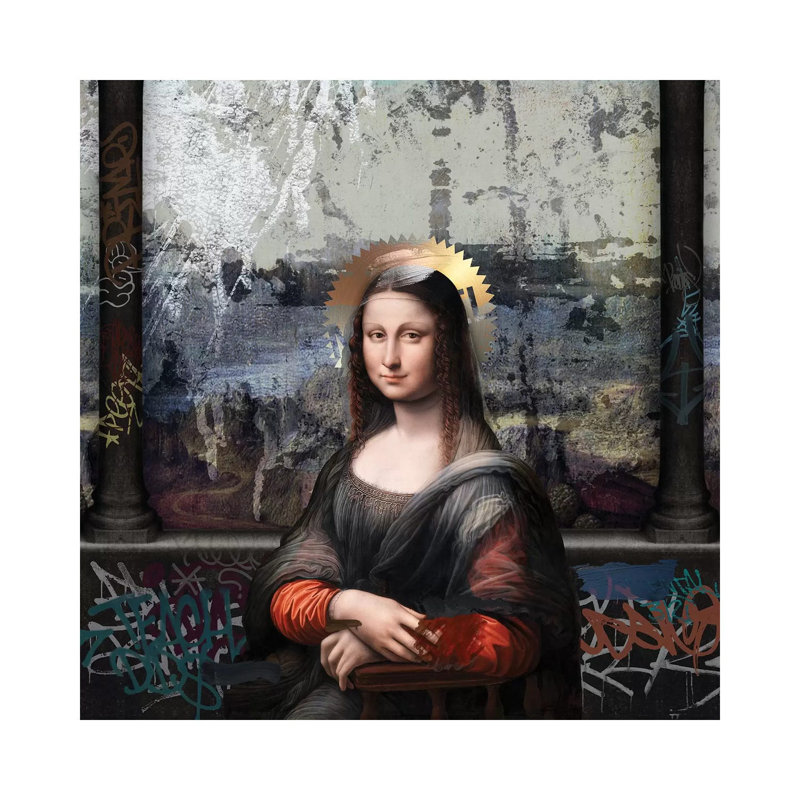 Gioconda by José Luis Guerrero - Wrapped Canvas Print, 45.72 cm H x 45.72 cm W x 3.175 cm D
