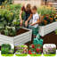 2 lits de jardin surélevés galvanisés 6X3x1pi-1009839038