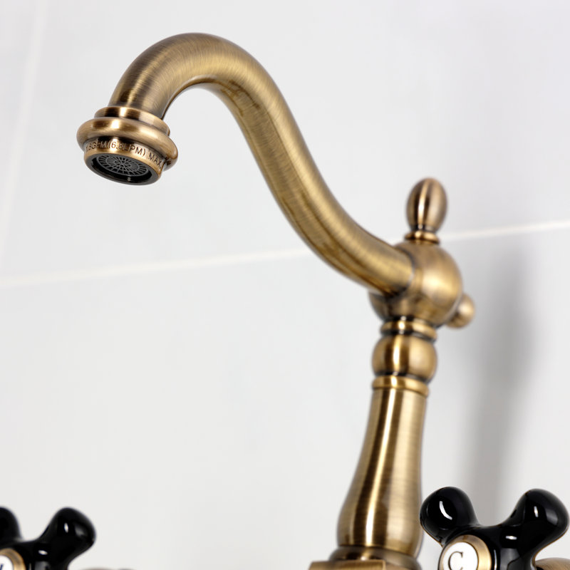 Robinet de pont Duchess, Laiton antique