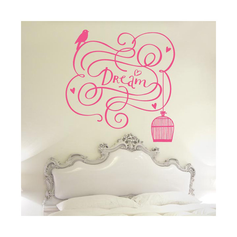 Abstract Wall Decal, Orange
