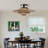 Hand-Woven Bamboo Semi-Flush Ceiling Light-958143778