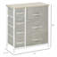 Organisateur de 7 tours de rangement - gris. Structure en métal, tiroirs en tissu. Chambre à coucher, solution de garde-robe. Stable, protégé contre le plancher. Permet de ranger de nombreux livres, collections. Facile à assembler. 25 po x 11,75 po x 28 po gris