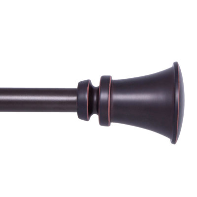 Manchester Steel Adjustable Single Curtain Rod