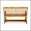 Banc Imperial Farmhouse avec rangement intégré et détails en bois d'acacia fabriqués à la main, parfait pour des sièges élégants et fonctionnels