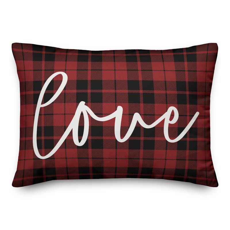 Plaid Throw Pillow