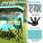 Double Beach Chair with Adjustable Canopy Oversized Folding Camping Chair Turquoise-1200060629